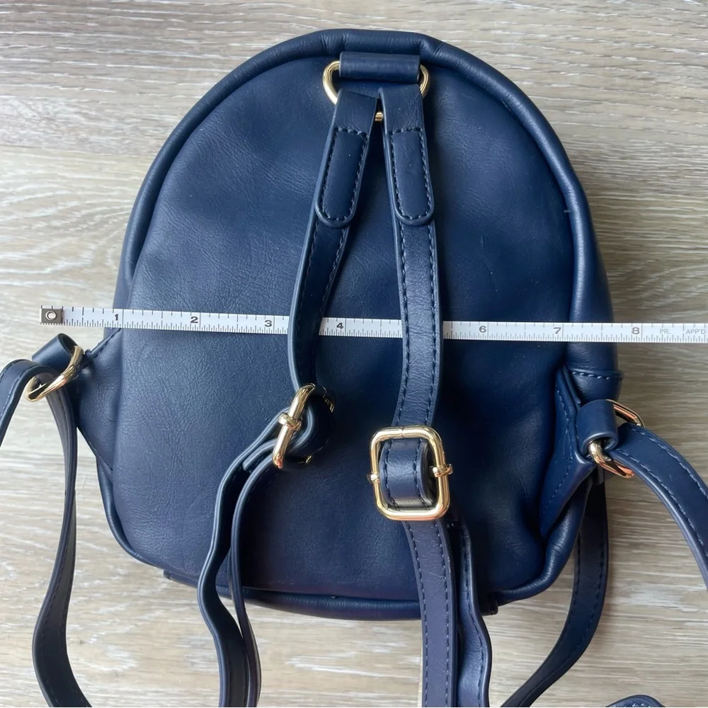Tommy Hilfiger Panther Backpack Purse Navy and Red